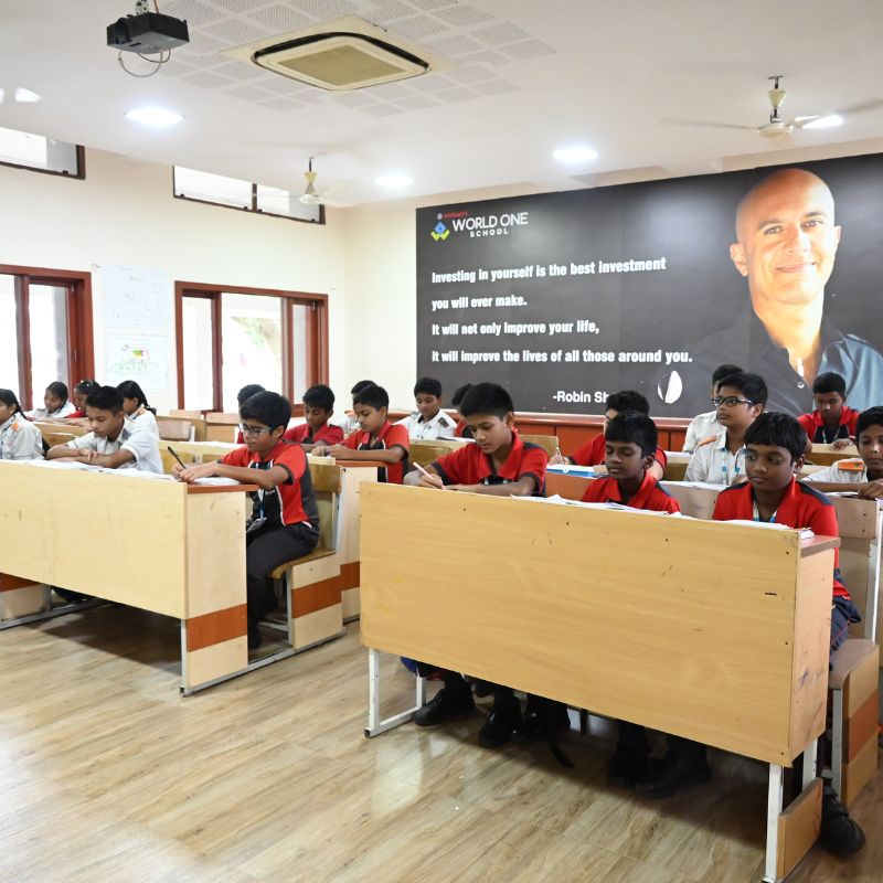A/C & Digital Classrooms At Vignan's World One School