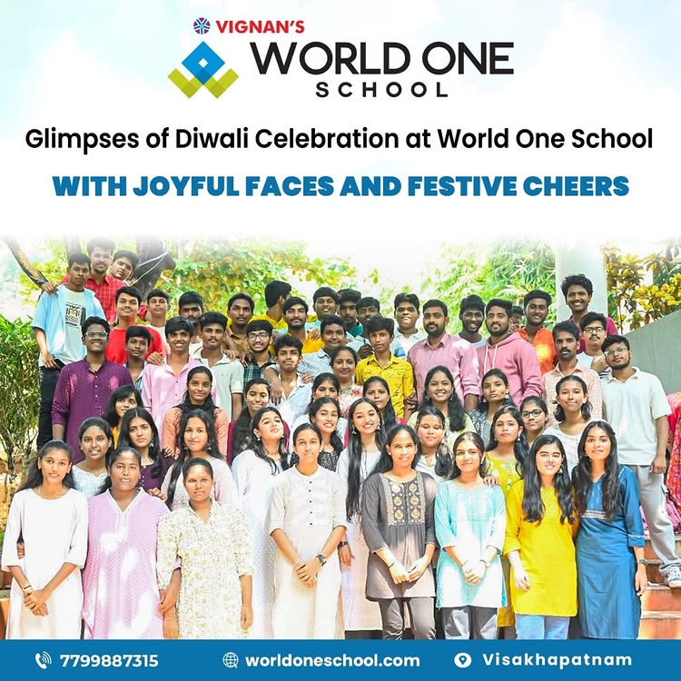 Festival of Lights: A Grand Diwali Celebration at Vignan’s World One School