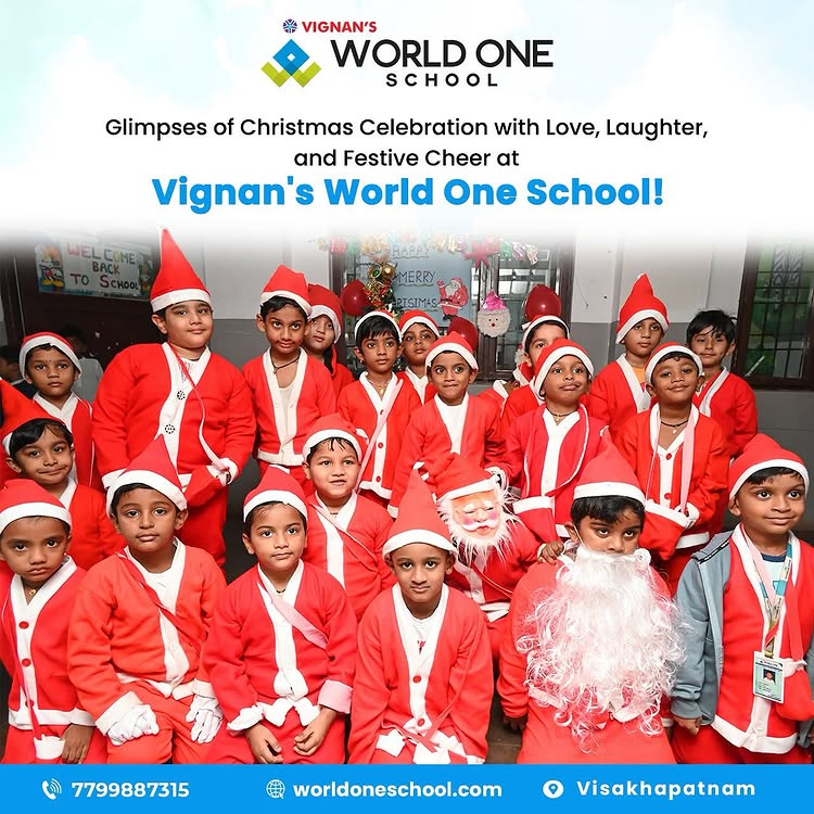 Festive Cheer and Joy: Christmas Celebrations at Vignan’s World One School