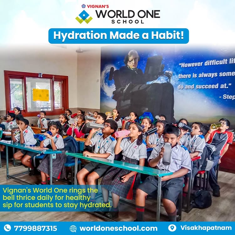 Vignan’s World One School’s Unique Initiative to Keep Students Healthy