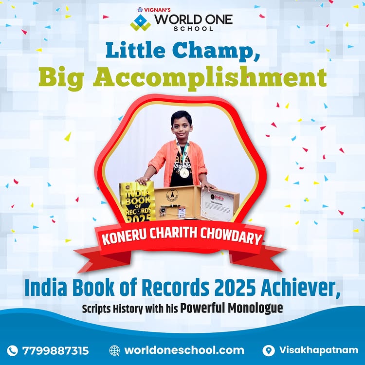 Koneru Charith Chowdary: The Young Prodigy Who Made History in India Book of Records