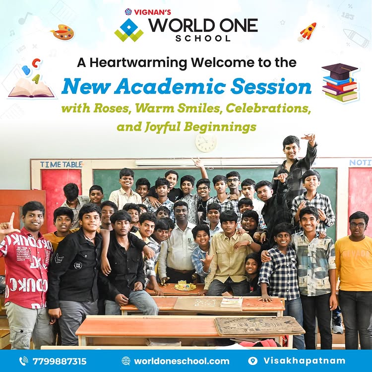 A Warm & Joyous Start to the New Academic Session at Vignan’s World One School